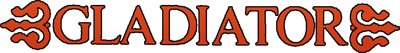 Gladiator logo for ZX Spectrum
